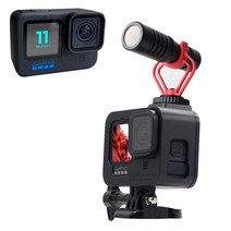 콜드슈 카메라 고프로9 촬영 마운트 GOPRO 조명 고프로10 영상 액션캠고프로 11 블랙 호환 핫슈 스켈레톤, A737 go11