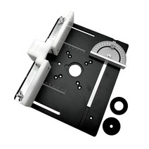 루터기 트리머 알루미늄 합금 목재 밀링 플립 보드 3 라우터 테이블 삽입 플레이트 세트 트리밍 기계 조, 04 type4