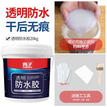 방수 투명 본드 300g 1 누수 타일 화장실 방지 접착제, 투명방수접착제20kg-건축약80평방미터전체도구세트보내기