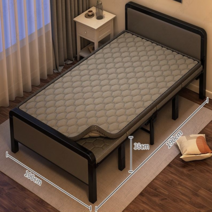 성인 접이식침대 슬라이딩침대 사무실 좁은방 침대 이케아 벙커 골판지, 100cm, 쿠션헤드