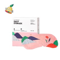 스팀베이스 데일리 아이마스크 장미향 5매입 아로마 테라미 온천수 온열 수면 안대 피로회복