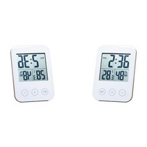 이케아 SLATTIS 슬로티스 시계 온도계 습도계 탁상 전자 인테리어 소