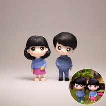 연인 피규어 커플 미니어처 데스크탑 홈 장식 사람들 소년 소녀 모델 공주 요정 그놈 발렌타인 데이 선물 인형 집, 유형 58