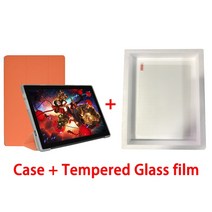 테블릿 케이스 Teclast M40 Pro 10.1 "태블릿 용 케이스 P20HD Air M40Pro P25 plus 최신 TPU 소프트, 07 orange-glass film