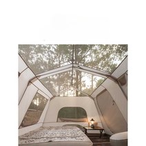 Naturehike Mobile Roof 13 자동 텐트 야외 캠핑 캠핑 장비 투 베드룸 원 리빙 필드 캐빈, 대형 고급형 하이킹 텐트 (관부가세 포함)