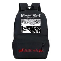 학생 백팩 데스 노트 학교 배낭 어린이 책 가방 소년 소녀 매일 다시 선물 망 여성 여행 Mochila, [01] 1