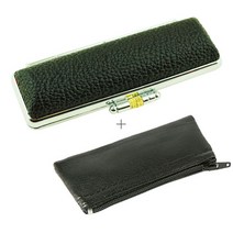 PAGO 똑딱이 인감 도장 지갑 케이스 도장집 (무료 가죽지갑 제공) 휴대용 주머니 보관함 개인 회사 예쁜 이쁜 인감 인장 파우치 추천 (시크블랙)