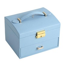 GHSHOP 보석 진열장 Lockable 2개의 층은 큰 수용량을 여행합니다