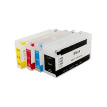 HP 711 용 4 색 리필 잉크 카트리지 ARC 칩 포함 DesignJet T520 T120 프린터 HP711, 한개옵션1, [02] Cartridge with chip