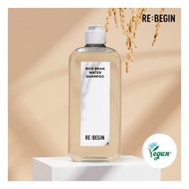 리비긴 쌀겨수 워터 샴푸 320ml 비건 약산성 영양 두피케어, 1