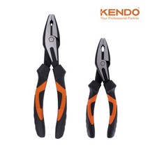 KENDO 켄도 펜치 뺀찌 뺀치 8인치 고효율 절단 못 볼트 압착 전공 강력