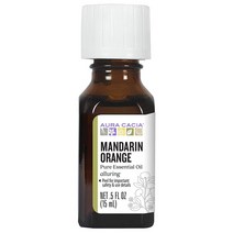 Aura Cacia 100% 퓨어 에센셜 오일 하트닝 만다린 오렌지 15ml, Mandarin Orange, 1개
