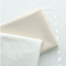 (천마마-마스크원단) 워싱광목 2종, 백아이보리