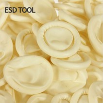 라텍스 핑거코트 손가락골무 1000pcs 링타입 컷타입 Latex Fingercots, 라텍스핑거코트(화이트/L)-1팩(1000개)