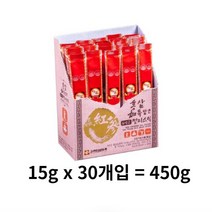 고려인삼유통 홍삼 가득 담은 6년근 젤리스틱, 450g, 8개