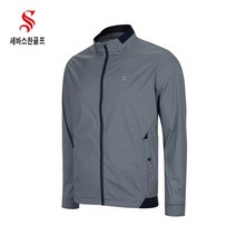 세바스찬골프 남성 윈도우 체크패턴 바람막이 점퍼 G51
