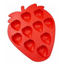 석고방향제 비누 제작용 실리콘 몰드 - 딸기10구몰드