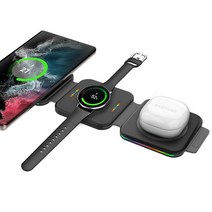 UM2 올인원 폴딩 무선 충전기 3IN1 UMWH-3in1Flip(SA) 삼성 갤럭시 스마트폰 워치 버즈 동시충전