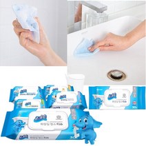 곰팡이 물티슈 3팩 제거티슈 물때지우개 화장실청소 기름닦는 티슈 배수구 거울 청소, 3개