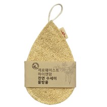 루파나무 친환경 주방용 천연수세미 물방울루파(소), 1세트, 소1+대1