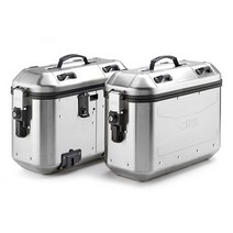 기비 Givi 바이크 사이드백 사이드 케이스 돌러마이트 36L 2 단위 (368855), One Size gris