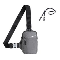 나이키 에센셜 크로스 힙팩 + 스트랩줄, 그레이-CV1060010, 18x27x7