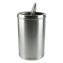 업소용 스텐 뱅뱅이 휴지통 5호 65L 회전식 쓰레기통, 5호(350x680) 65L, 1개