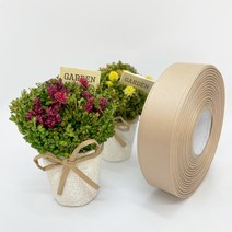 포장 리본 끈 제이제이리본 무광양면25mm 40mm 41컬러 (길이 45M ) 공단리본, NO05