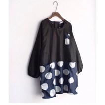 1+1 칼하트앞치마 일본 기모 보온 긴 반팔 면 덮개 방수 기름 오염 방지 작업 가정 청결, 프리사이즈, 프리사이즈