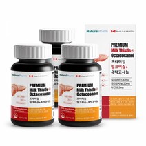 네추럴팜 프리미엄 밀크씨슬+옥타코사놀 1000mg 60캡슐 3개(6개월분), 단품