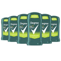 Degree 남성 오리지널 보호 발한 억제제 데오도란트 48시간 땀 및 냄새 Extreme Blast Antiperspirant For Men 2.7 온스 6 팩