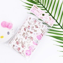 헬로키티 어린이용 플리츠 마스크 10P 일회용 부직포 비말차단 3중필터 초등학생 캐릭터 패션 귀여운, 단품