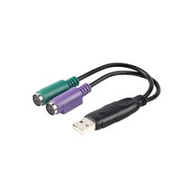 NX-PS2 변환 컨버터 USB to PS2 (NX352), 1개