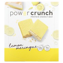 BNRG Power Crunch 단백 바 레몬 머랭 12개 개당 40g(1.4oz)