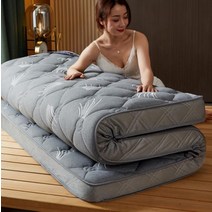 토퍼 토퍼매트리스 바닥 매트리스 침대 접이식 자가 발열VESCOVO 렌탈 룸 폼 더블 Matras 패드 스티치 다다