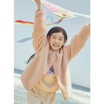 이랜드 [탑텐키즈][탑텐키즈] 여아) 에코 플러피 플리스 가디건_MKC4TC2001 (3)_순천점
