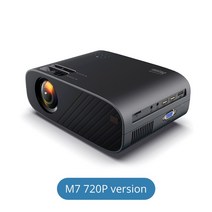 스마트빔 Everycom M7 LED Video Projector HD 720P Portable HDMI Optional Android Wifi Beamer Support Full HD 1080P Home Theater Cinema, M7 480P 201441172 M7 480P