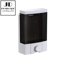 1000ML 대용량 모던 심플 욕실 비누통 샴프통 린스 물비누 디스펜서, 블랙투명화이트