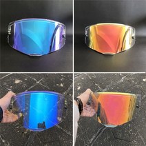 Motocross Helmet for R50S Helmet Special Lens Day and Night Sun Visor Aurora Red Lenses Electroplate, [01] S, [01] Transparent
