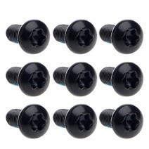 12pcs 마운틴 사이클링 자전거 자전거 브레이크 브레이크 로터 디스크 볼트 스크류 매실 너트 T25