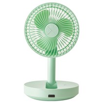 BBB트리플블랙 180도 접이식 탁상용 스탠드 선풍기 윈드맥스, 민트
