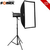 [오빠네사진관] 다용도 스튜디오조명 Fomex LED B200 소프트박스세트 Uno 방송조명 영상제작 인터뷰조명 강의촬영 사진작업 인물사진 제품사진, 1개
