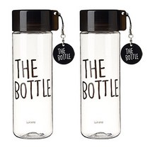 토탈하우스 코멕스 더보틀 물병 1+1 더 보틀 물통 550ml, 블랙-코멕스-더보틀-1+1