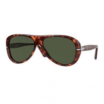 [관세포함 정품] Persol 0PO 3260S 24/31 Havana/Green Pilot 유니섹스 썬글라스 선글라스
