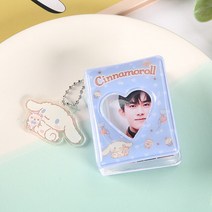 산리오 콜렉트북 Sanrio카와이 하트 앨범 36 개 3 미니 K팝 스타 카드 컬렉트 북 포토카드 홀더 명함 선물, [06] Cinnamoroll mini