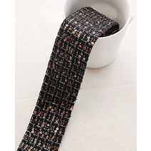 리본공예 리본재료 헤어핀부자재 리본원단 A204 다즐링 스팽글 원단리본