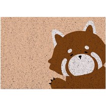 MOCAROSE 미끄러짐을 방지하다 코일현관매트 북유럽 스타일 캐릭터 소동물 방수 주방 카펫, 80x120cm, 10#