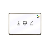 토탈 법랑보드 (유광) 자석 화이트보드 (고급형) 900mmX1200mm 알루미늄 ( 보드판 제작 칠판 학교 학원
