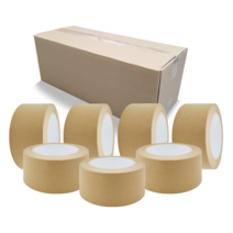 (40개입)크라프트테이프 종이 박스테이프 포장 라이트브라운 48mm x 40M / 1BOX