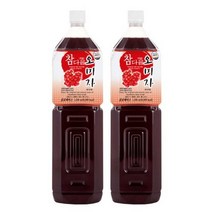 참다음 오미자청 오미자원액 음료베이스 1500ml x 2, 2개